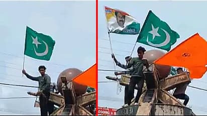 pakistanti flag hoisted in karnataka after congress victory