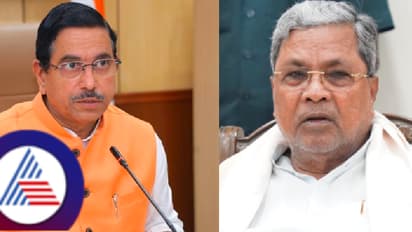 Union minister Pralhad joshi outraged against congress government at hubballi