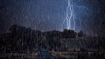 thunderstorm rain