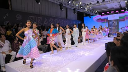 Dreamscape Collection at India Kids Fashion Week Season 12 By Vaishali Dudeja Designs Dazzles Delhi!