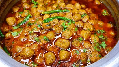 Soyabean badi curry recipe