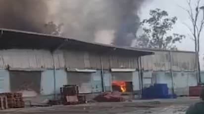 Major Blaze Erupts At Amul Warehouse In Jamshedpur’s Mango Area