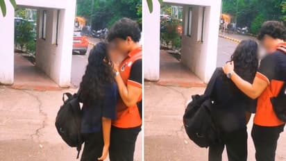A Delhi woman's video of a couple kissing inside her housing society has gone viral