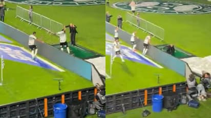 Watch: Goal Celebration Turns Into Nightmare as Brazilian Footballer Falls Into Hidden Tunnel