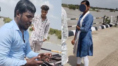 Raichur wife push husband to River