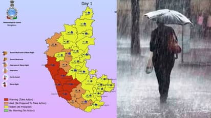 Heavy Monsoon Rain Triggers Red Alert In Karnataka Districts