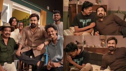 , sathyan anthikkad, mohanlal and sangeeth prathap