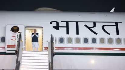 Narendra Modi emplanes for Tokyo