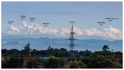 Mount Everest view from Bihar