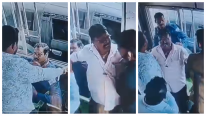 BJP leaders son beats up employees in toll plaza