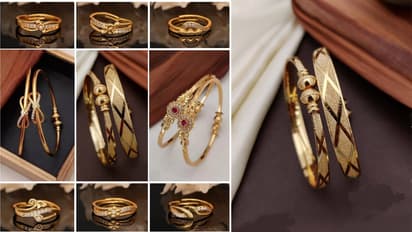gold plated bangles for daily use