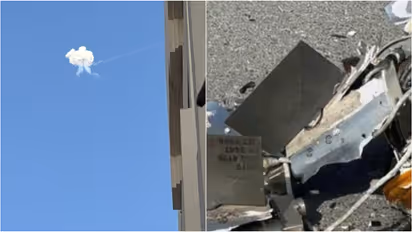 iran attack missile debris