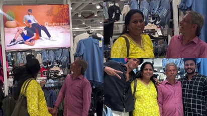 Parents Emotional Reaction to Sons Mall Billboard Photo Goes Viral