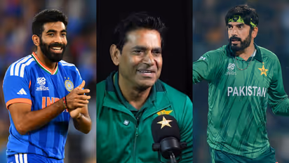 Jasprit Bumrah, Aaqib Javed, and Usman Tariq