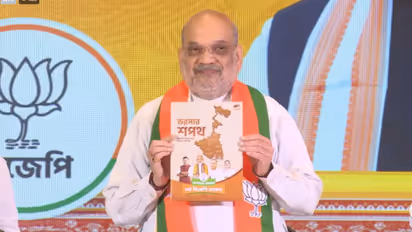 BJP releases its manifesto for West Bengal Assembly elections Farmers will be provided Kisan Samman Nidhi of 9000