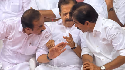 Ramesh Chennithala, KC Venugopal, VD Satheesan