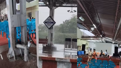 Koppal Railway Station roof leaks ahead of PM Modi's inauguration