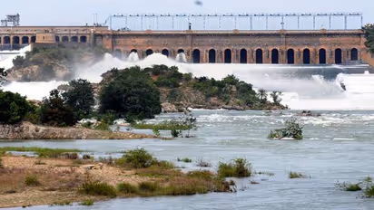 What are the current water levels in the state's reservoirs, including KRS?