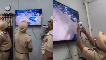 Indian Police Officer Scans TV Screen to Issue Traffic Fine in Viral Video