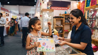 Six Year Old Girl Buys Birthday Gift for Mom with 100 Rupees in Viral Post