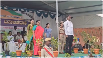 Women officers share stage at Kalyana Karnataka Utsava in Hosapete