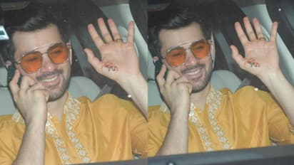 Karan Deol Flaunts His Mehendi