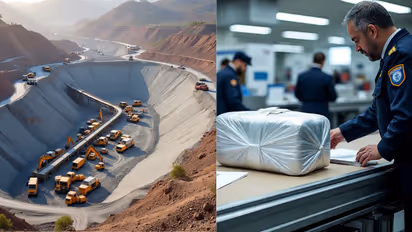 lithium block raw Material in mining