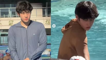 chen, chinese viral swimming coach