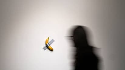 Maurizio Cattelan's Comedian 