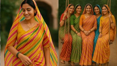 sawan 2025 lahariya dress