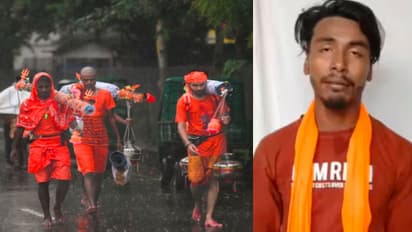 Muslim youth on the Kanwar pilgrimage meerut uttar pradesh mrq