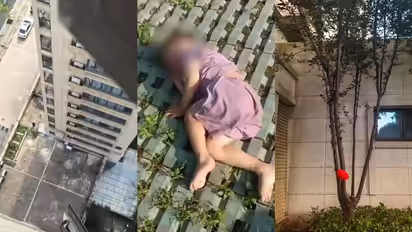 Child fall from 18th floor
