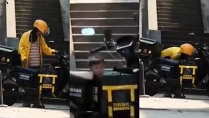 china food delivery video