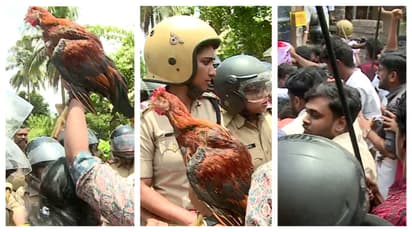 Protests Against Rahul Mamkootathil