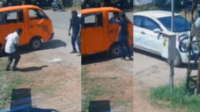 Auto driver attacked