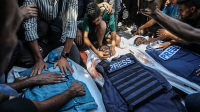 Farewell ceremony held for four journalists killed in Israeli attack in Khan Yunis