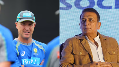 Brad Haddin and Sunil Gavaskar
