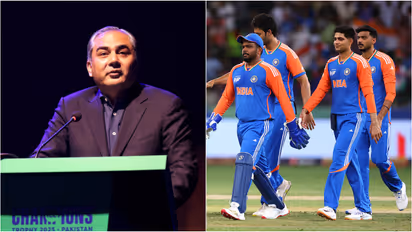 PCB and ACC Chief Mohsin Naqvi and Team India