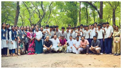 children raised money for treatment of classmate's mother through bucket collection