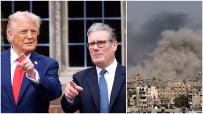 trump starmer palestine