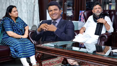 Ashwini Puneeth Rajkumar met DK Shivakumar