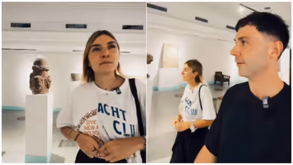 British vlogger indian museum 