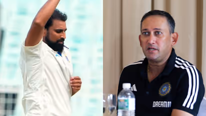 Mohammed Shami and Ajit Agarkar