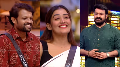 is this a romance mohanlal asked to aneesh and anumol in bigg boss malayalam 7