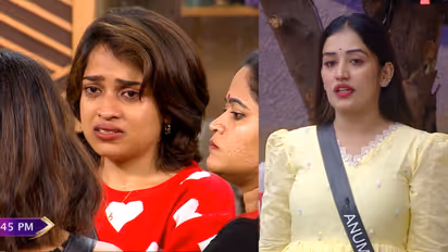 Adhila Nasarin against anumol anukutty in bigg boss malayalam season 7
