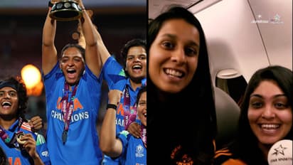 Harmanpreet Kaur, Jemimah Rodrigues, and Harleen Deol