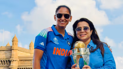Harmanpreet Kaur and Nupur Kashyap