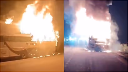 Telangana bus fire accident