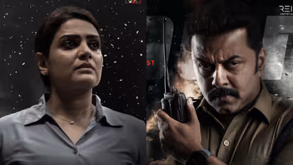 divya pillai character poster from dheeram movie