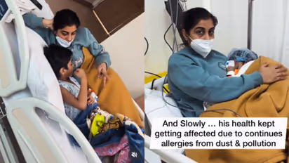 Noida mom says delhi pollution landed her child in surgery 